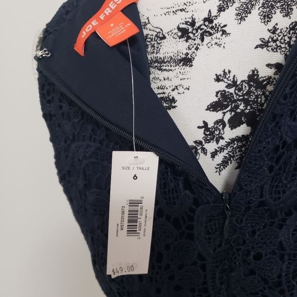 Joe fresh lace detail dress sz 6 - Picture 6 of 7